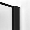 NEW TRENDY Parawan nawannowy NEW SOLEO BLACK 70x140 skrzydło pojedyncze nieruchome P-0094